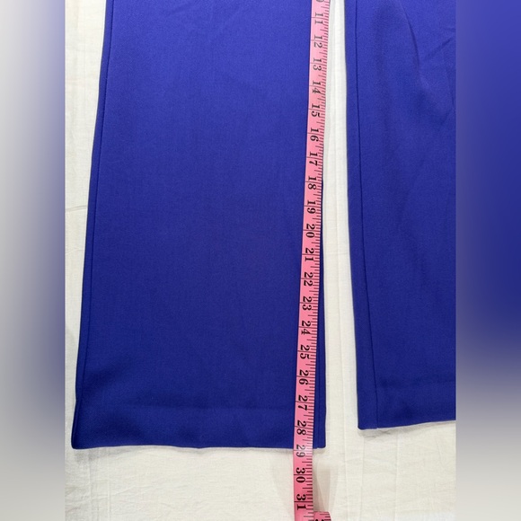 Ann Taylor Belted Wide Leg Pants in Royal Purple - Size 6P - Picture 5 of 8